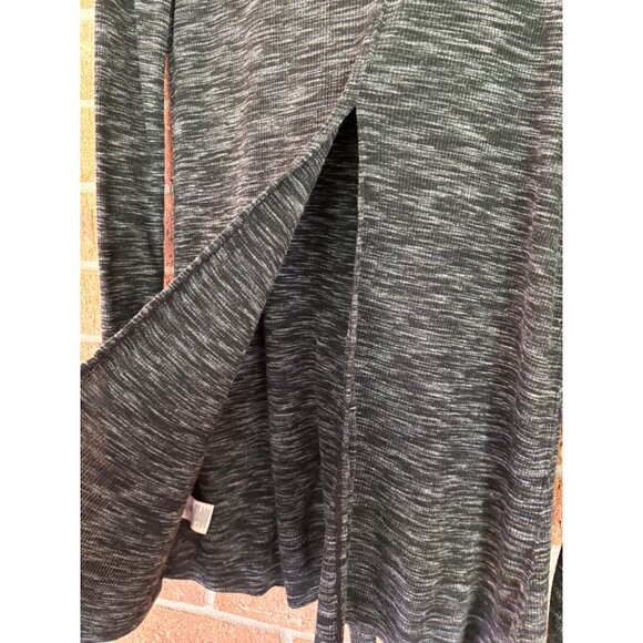We The Free Stone Cold Split Back Turtleneck Tunic Top Gray Long Sleeve Lightwei - Picture 6 of 12